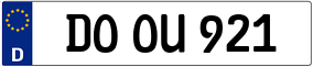 Truck License Plate